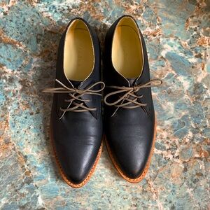 Nisolo black oxfords, size 7.5